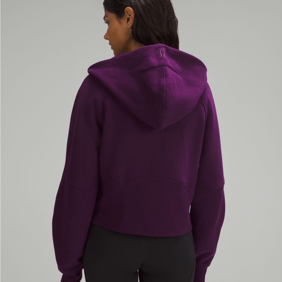 LULULEMON Hawaii SCUBA Oversized Full Zip HOODIE Dramatic Magenta Purple M/L ๐ - Picture 13 of 13